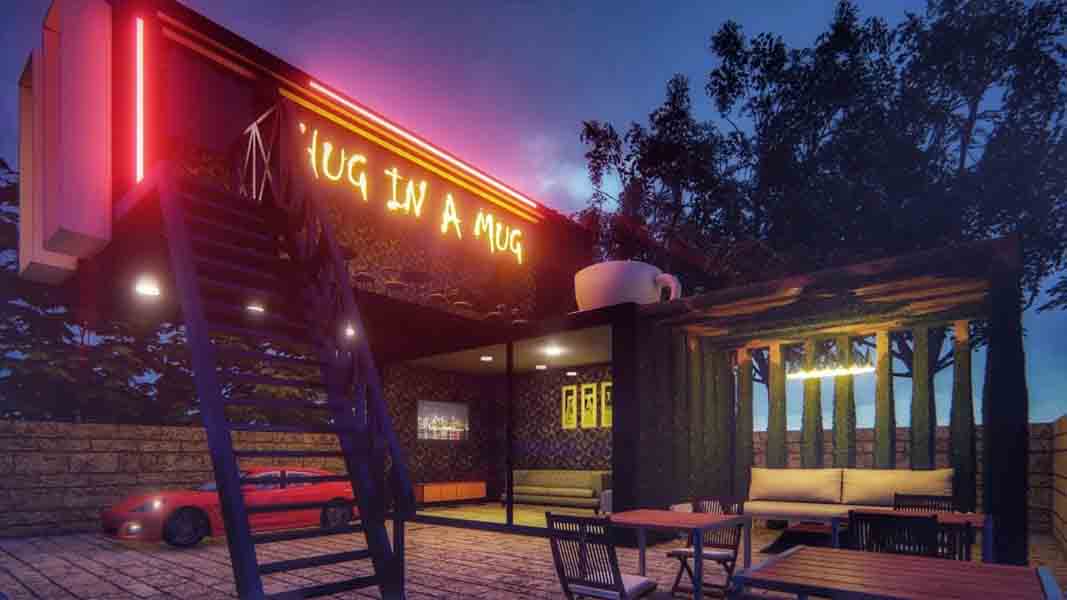 Exterior 3d//Best Animation Institute 3D modeling works - Maac Marathahalli