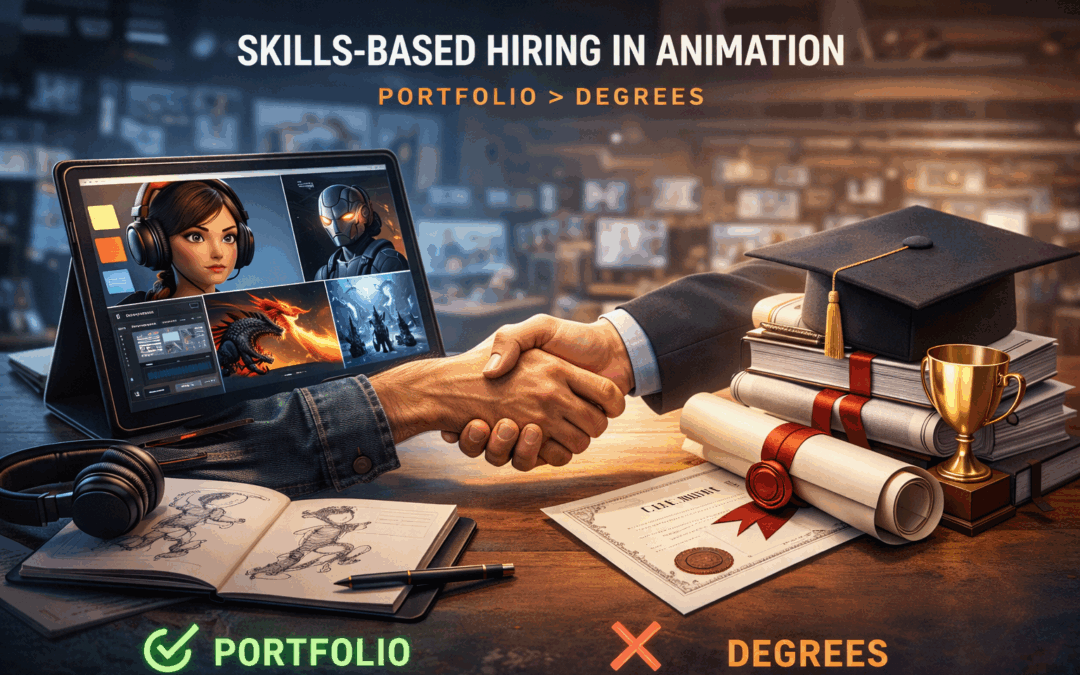 Skills-Based Hiring in Animation: Why Portfolios Matter More Than Certificates