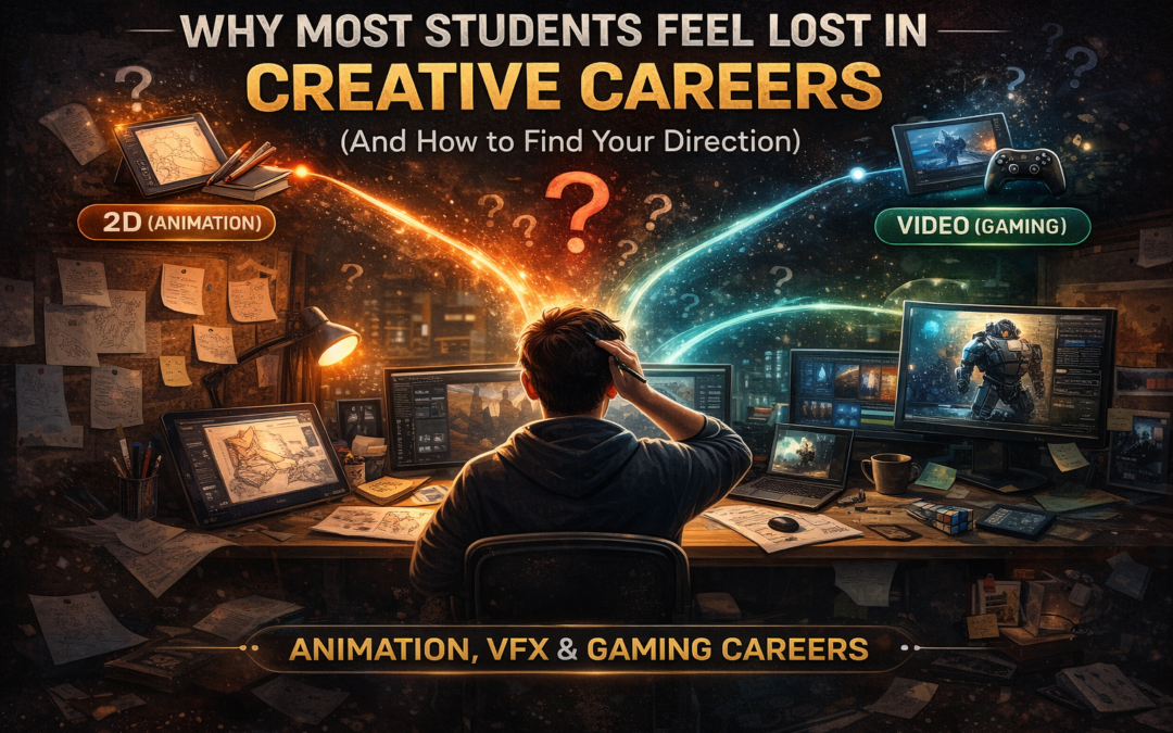 Why Students Feel Lost in Animation VFX Gaming Careers & How to Find Direction