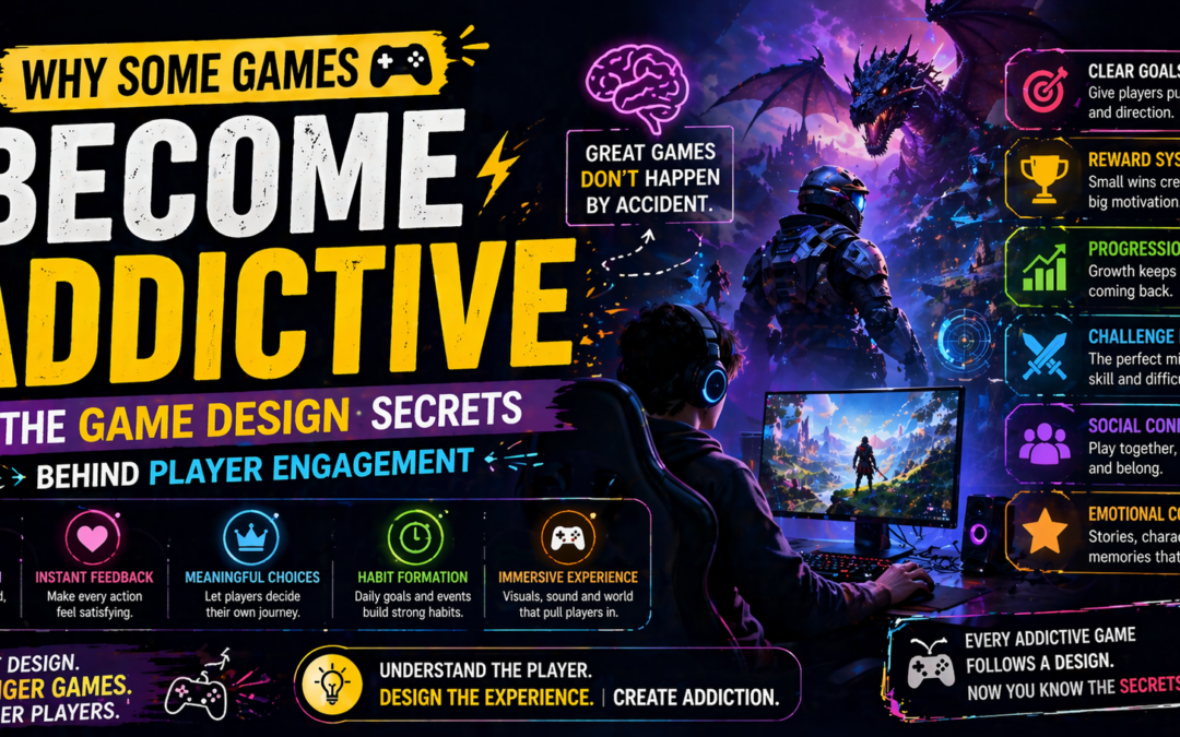Why Some Games Become Addictive: Game Designing Secrets Explained