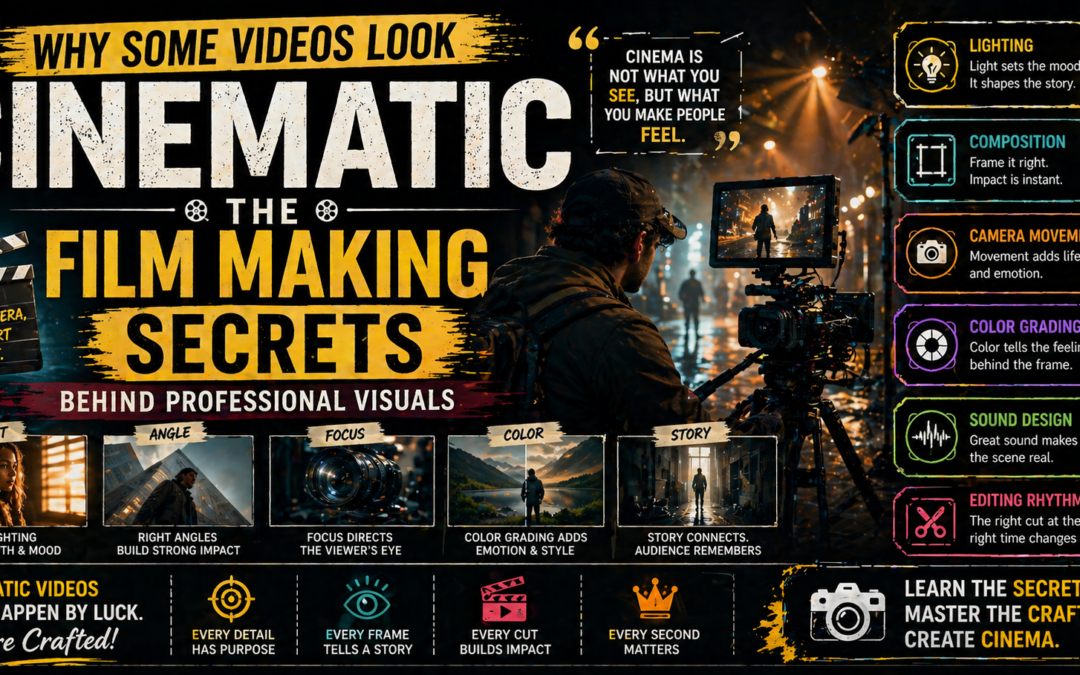 Why Some Videos Look Cinematic: Film Making Secrets Explained