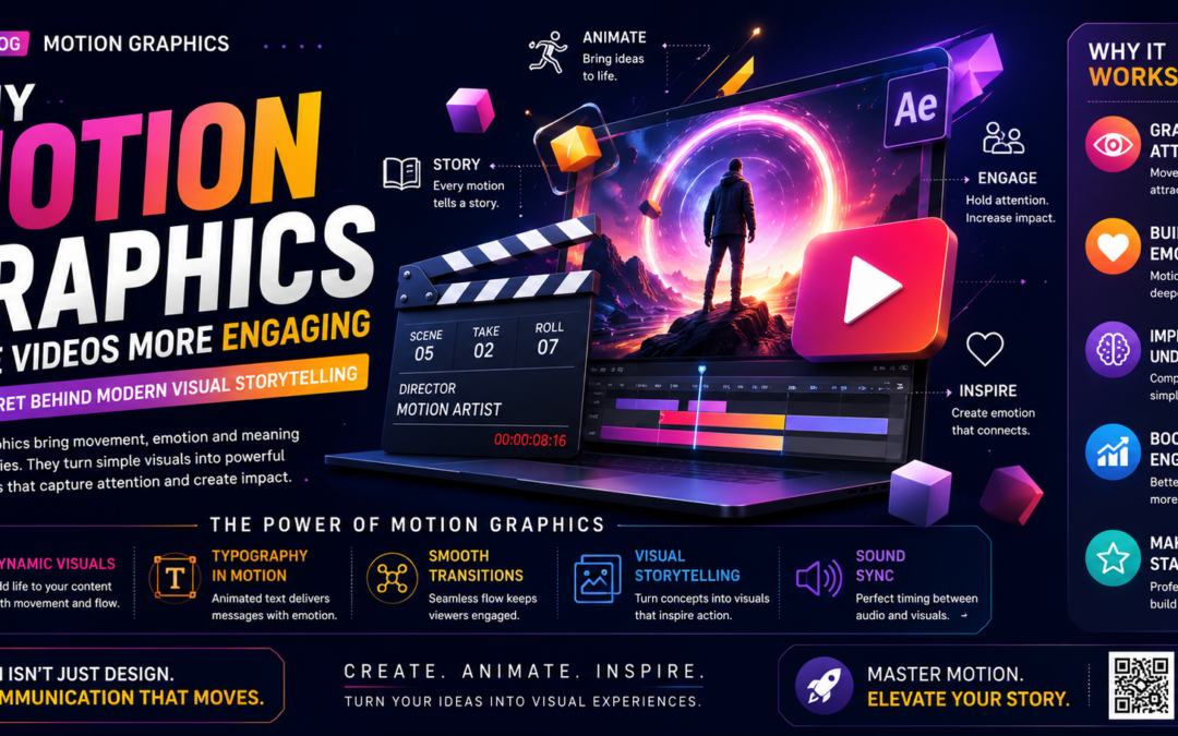 Why Motion Graphics Make Videos More Engaging in Modern Storytelling