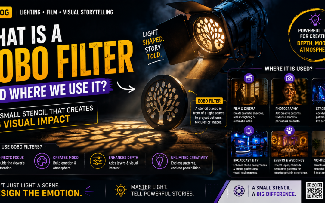What Is a Gobo Filter? Uses in Lighting, Film & Visual Production