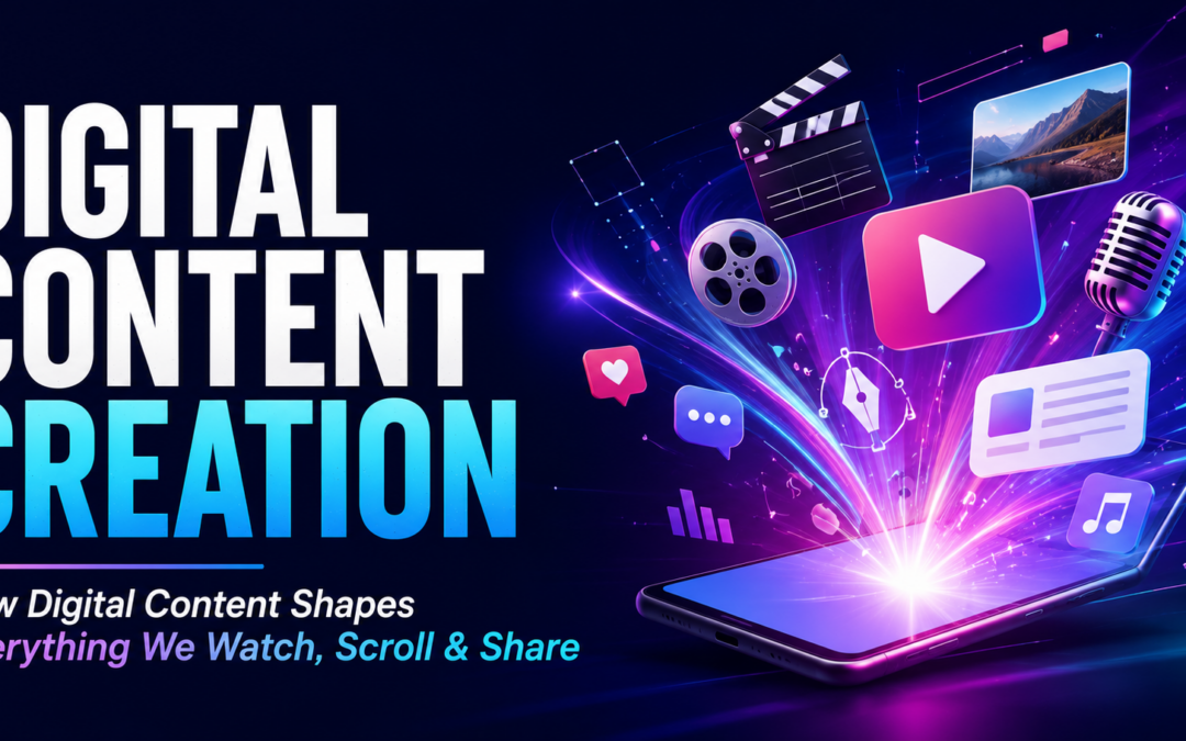 How Digital Content Creation Shapes Everything We Watch, Scroll, and Share Every Day