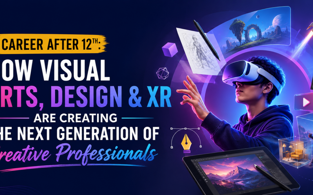 Career After 12th: How Visual Arts, Design & XR Are Creating the Next Generation of Creative Professionals
