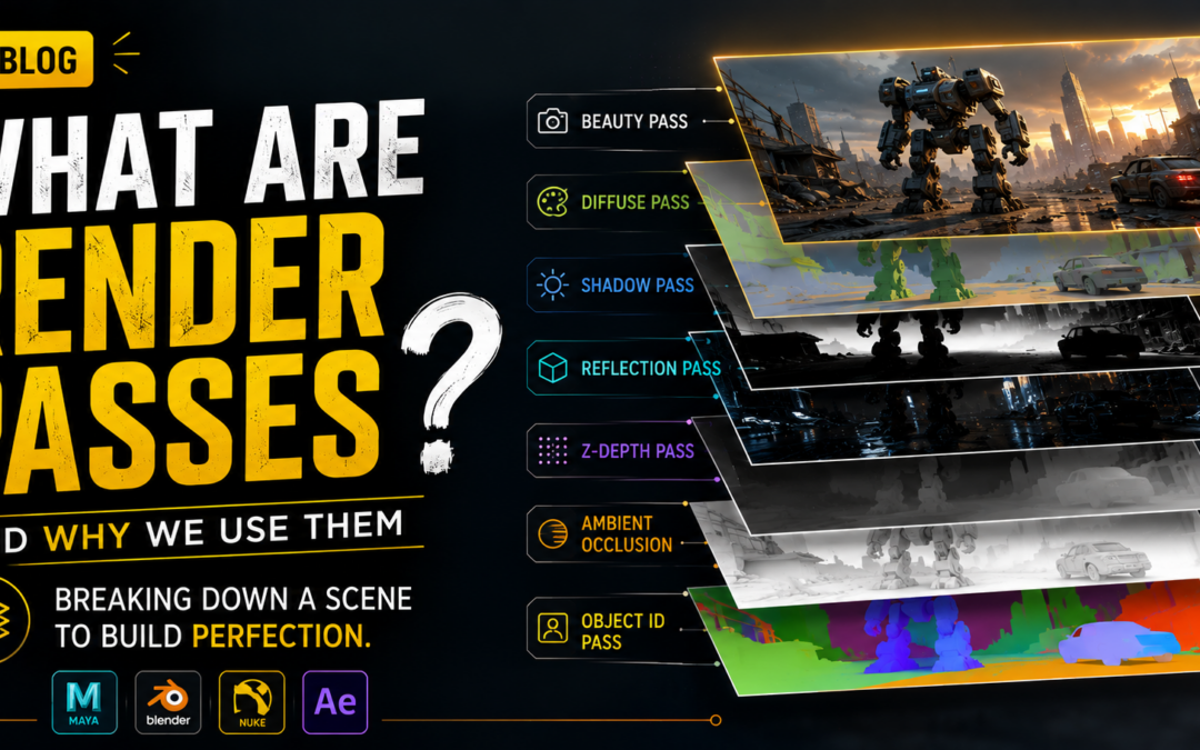 What Are Render Passes in VFX? Complete Beginner Guide for Animation & Compositing