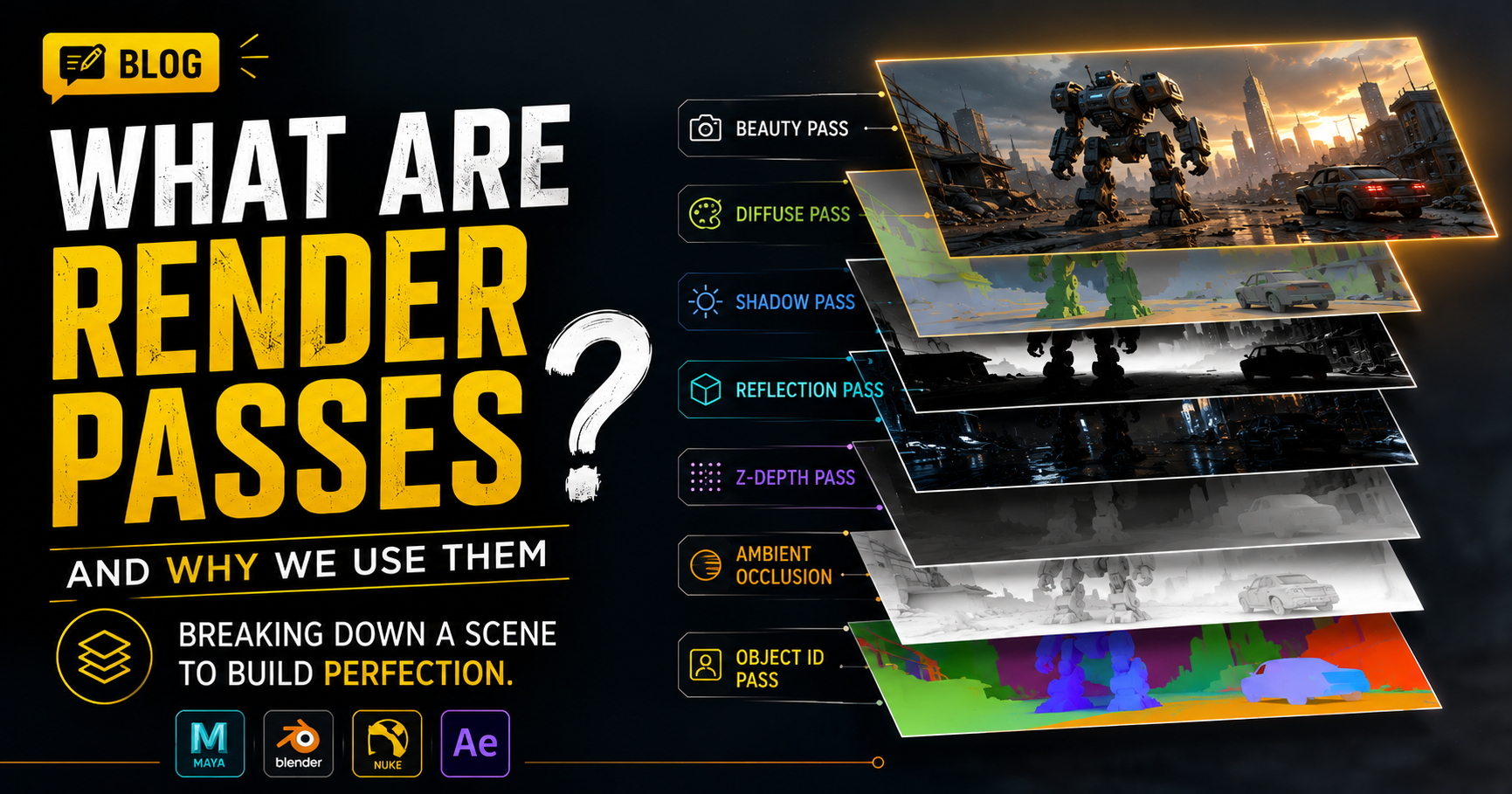 What Are Render Passes in VFX? Complete Beginner Guide for Animation ...