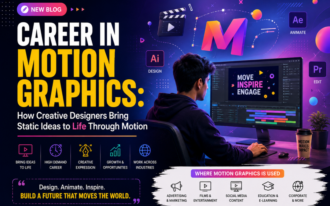 Career in Motion Graphics: How Creative Designers Bring Static Ideas to Life Through Motion