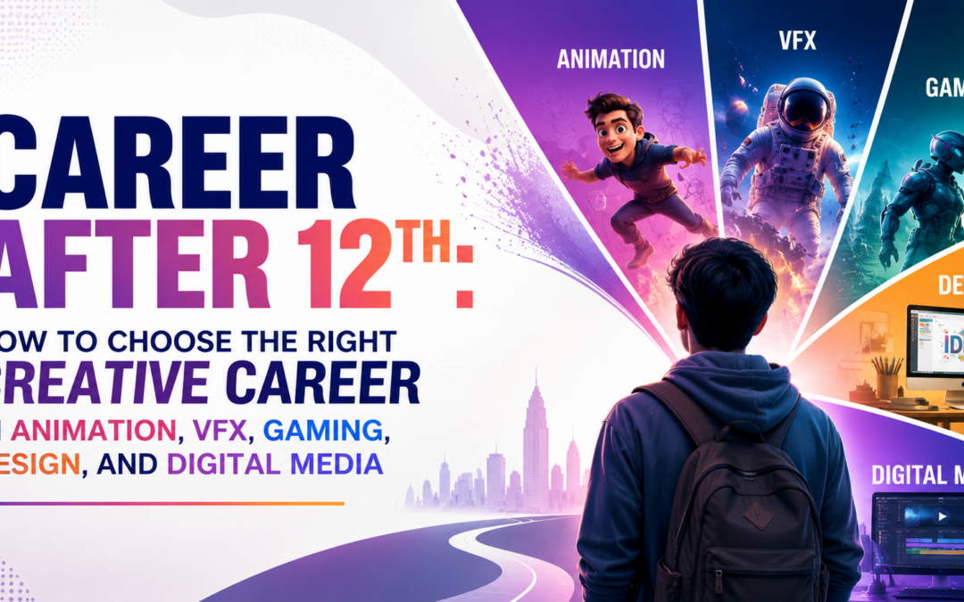 Career After 12th: How to Choose the Right Creative Career in Animation, VFX, Gaming, Design, and Digital Media