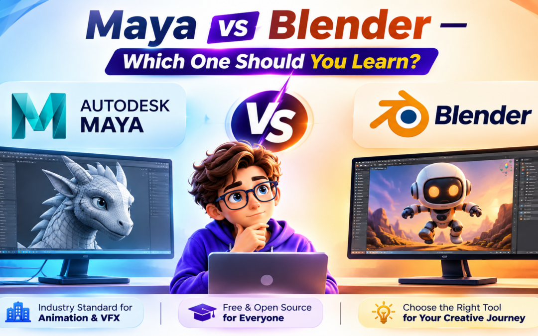 Maya vs Blender: Which One Should You Learn for a Career in Animation and 3D Design?
