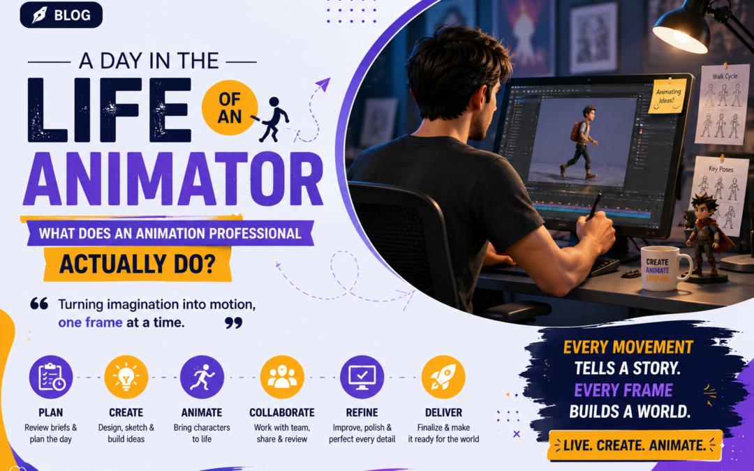 A Day in the Life of an Animator: What Does an Animation Professional Actually Do?
