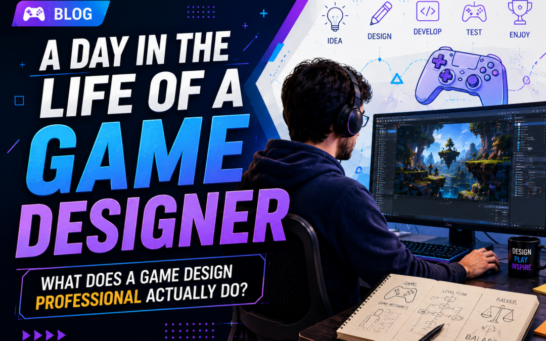 A Day in the Life of a Game Designer: What Does a Game Design Professional Actually Do?