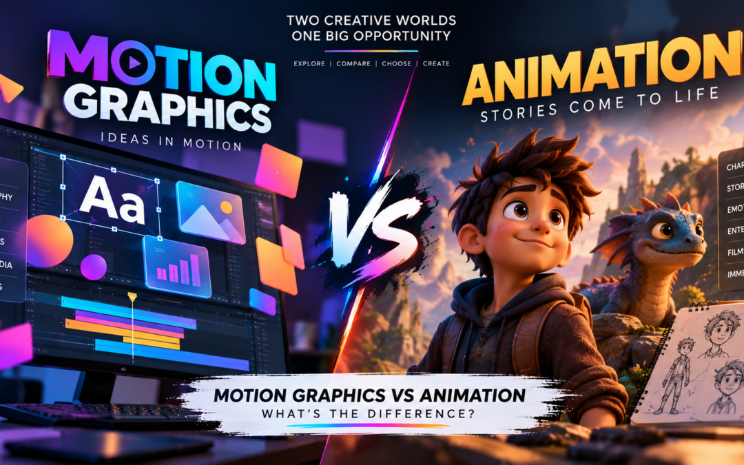 Motion Graphics vs Animation